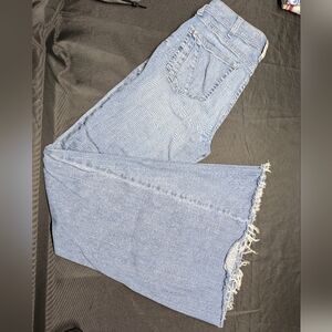 Ariat Denim Flare Jeans with Frayed Hem